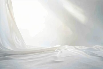 Obraz premium Abstract Blurred Room with Gradient Backdrop - Digital Rendering Generative AI. Beautiful simple AI generated image in 4K, unique.