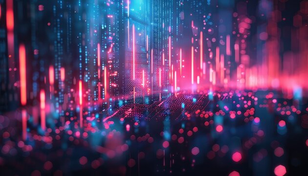 Quantitative Analysis, Showcase images of quantitative analysts working with data analytics, algorithms, and statistical models to conduct quantitative analysis of stocks and markets