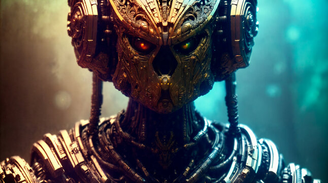 Alien robot of the future