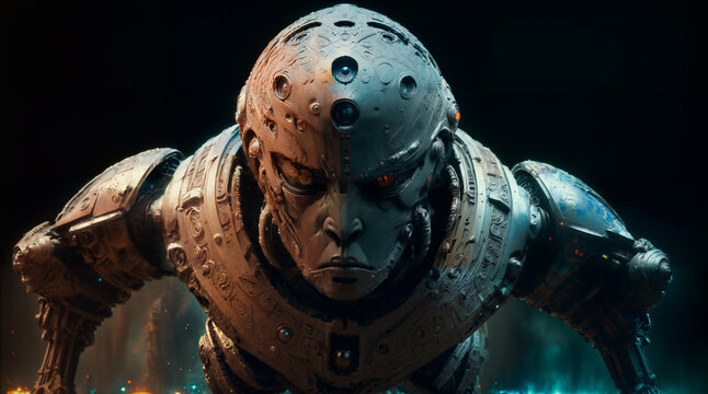Alien robot of the future