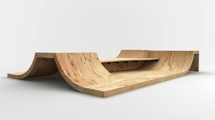 Blank mockup of a DIYstyle skatepark design with handmade features and a homemade feel. .