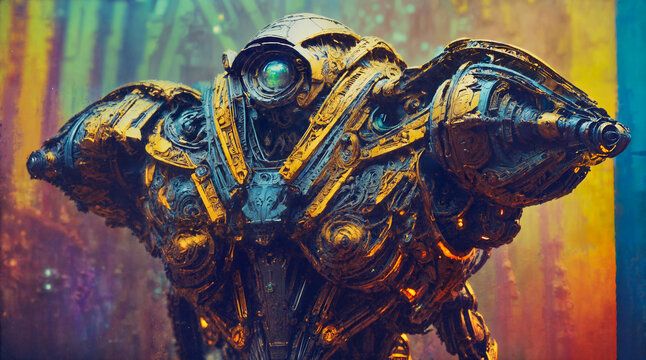 Alien robot of the future