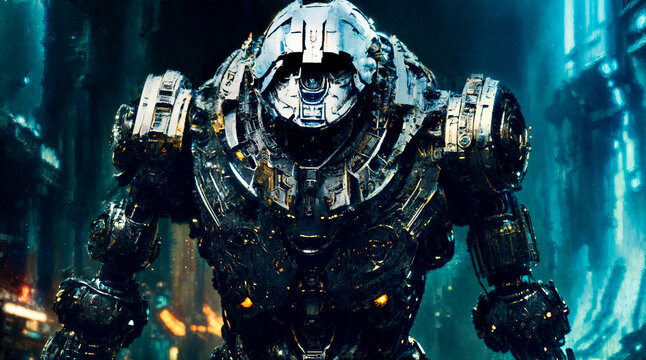 Alien robot of the future