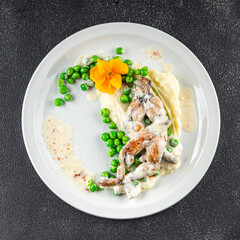frog legs food French cuisine Cooking appetizer meal food snack on the table copy space food background rustic top view