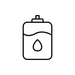 Blood bag outline icons, minimalist vector illustration ,simple transparent graphic element .Isolated on white background