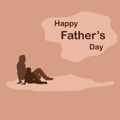Happy fathers day stock vector