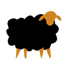 Sheep wallpaper vector,Cute sheep,Cute sheep pattern graphics.
