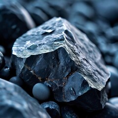 Minerals in macro photography: stone background
