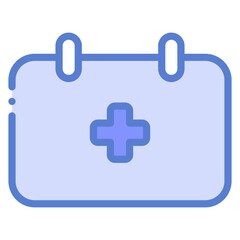 Obraz premium doctor schedule icon
