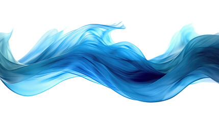 blue wave isolated on white
