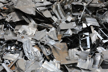 Busheling is clean steel scrap not exceeding 12 inches in any dimension including new factory busheling (for example, sheet clippings, stampings, etc.) - obrazy, fototapety, plakaty