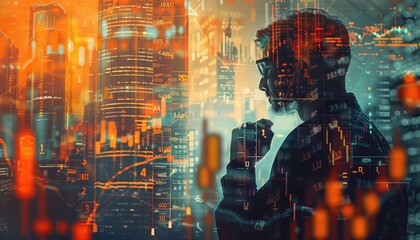 Risk Management, Illustrate the concept of risk management in investment strategies, showing scenes of investors analyzing risk factors, hedging against potential losses, and using risk mitigation tec