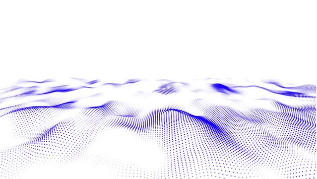 Half tone, dot, big data abstract digital wave of particles background. Futuristic twisted grunge pattern, dot, circles.