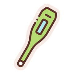 digital thermometer sticker