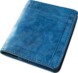 Blue wallet on a white or transparent background, Blue wallet on white or transparent background, wallet, money, savings, banks, wallet design - obrazy, fototapety, plakaty