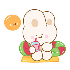 Obraz premium Cute rabbit 