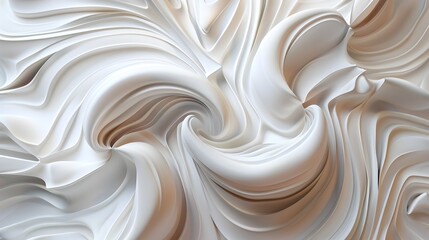 Soothing Abstract Clay Swirls: A Modern Expression