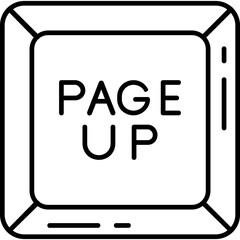 Page up key Icon