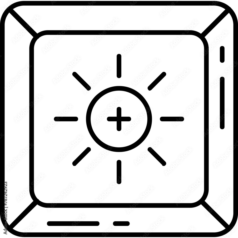 Sticker Contrast key Icon