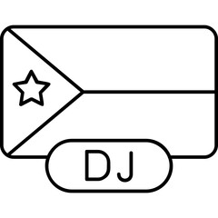Djibouti Icon
