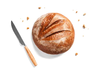 Plexiglas foto achterwand Fresh Sourdough Bread © mizina