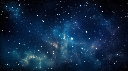 Blue and purple starry night sky