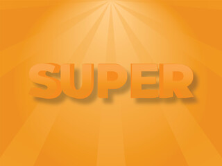 Modern editable text effect design template