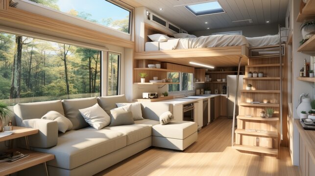 A cozy and modern small house