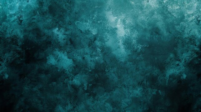 dark teal and black gradient background with grainy noise texture grungy abstract design