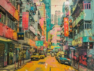Hong Kong Art Week citywide exhibitions - obrazy, fototapety, plakaty