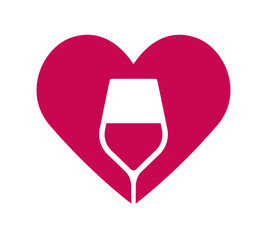 wine love icon