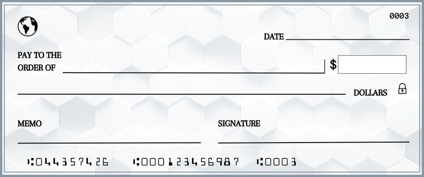  blank cheque8b with borders - 1 blank cheque template, empty cheque illustration, check template design, printable blank cheque, customizable cheque image,