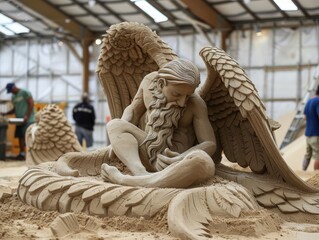 Texas SandFest sand sculpture competition