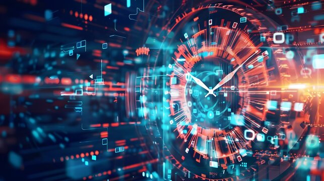 Efficient Time Management: Clock Merging with Digital Elements for Productivity Enhancement