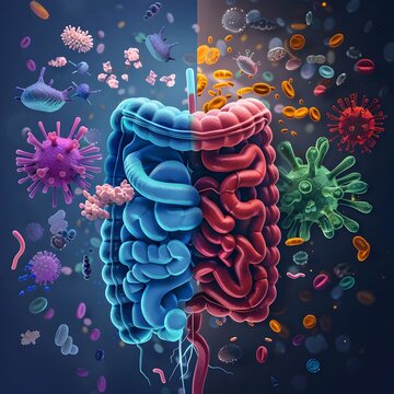 Contrast of Unhealthy and Healthy Gut Microbiomes Showcasing the Benefits of Probiotic Supplementation for Overall Well Being