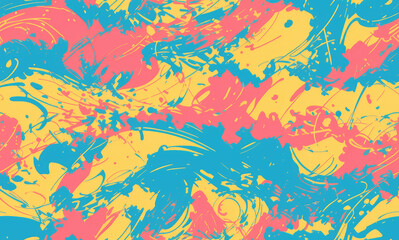 Abstract seamless pattern. AI generated.