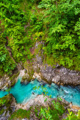 Naklejka premium Hike through the Leutasch Spirit Gorge (Bavaria, Germany)