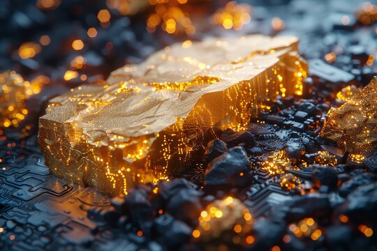 Cryptocurrency experts discussing the impact of gold liquidity on disruptive technologies
