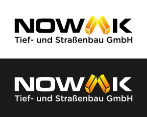 Letter A wordmark nowak industrial company logo design.