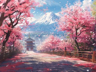 Hanami Festival cherry blossoms Japan