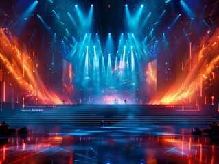 Eurovision Song Contest final showdown - obrazy, fototapety, plakaty