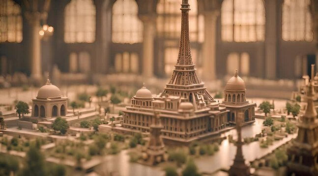Tiny Towns, Handcrafted Wooden Buildings Create a Charming Miniature Metropolis