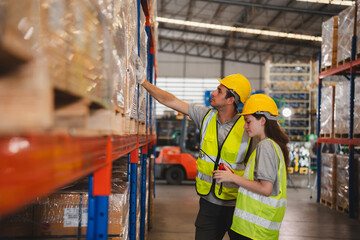 professional business industry technician wearing safety helmet working to maintenance service and checking factory equipment, a work of engineer occupation in manufacturing construction technology