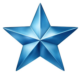 PNG Blue star symbol white background. 