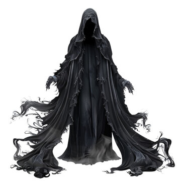 Guardian Spirits Darkness element_hyperrealistic_hyper detailed_isolated on transparent background