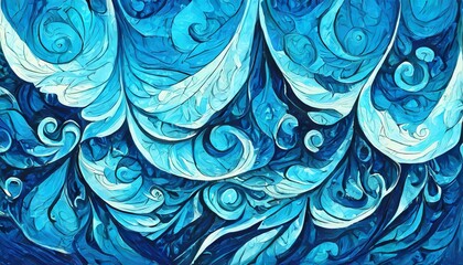 seamless pattern with blue color - 787275771