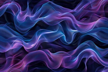 Fototapeta premium The image is a colorful, abstract representation of a wave