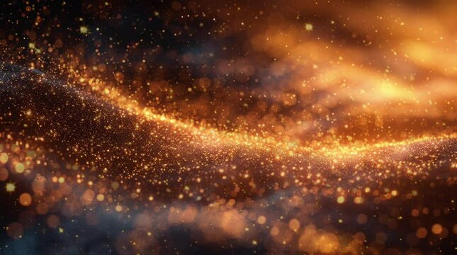 Glowing gold light background
