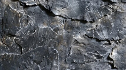 Dark Slate Aged Texture - Ardoise Surface with White Textured Model - obrazy, fototapety, plakaty