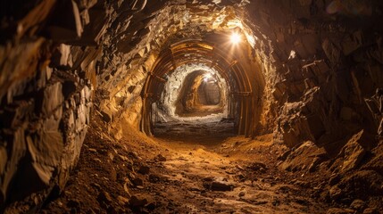 Discover The Mystic Charm of Ancient Mine Shafts. Explore the Beauty of the Deep Corridors and Stone Architecture Inside